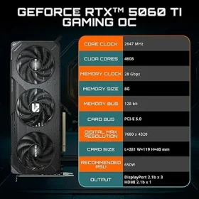 Gigabyte GeForce RTX 5060 Ti EAGLE 8GB OC GDDR7