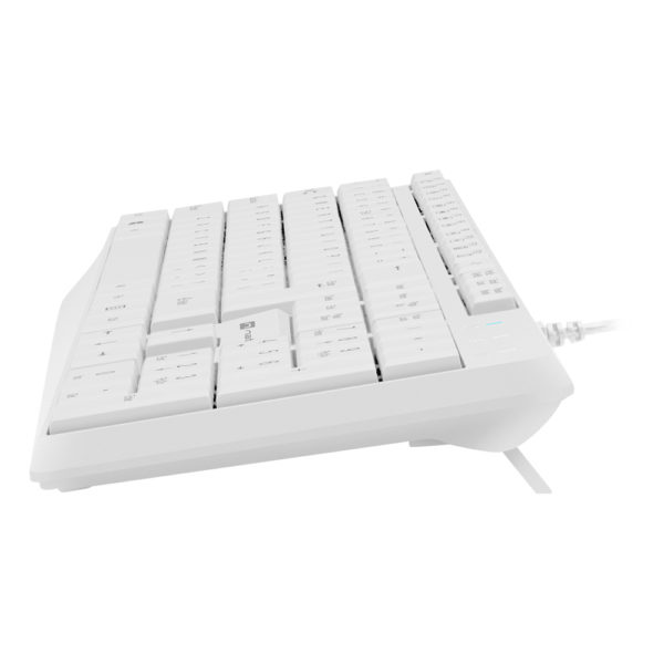 Slim White Keyboard Natec Nautilus - Image 4