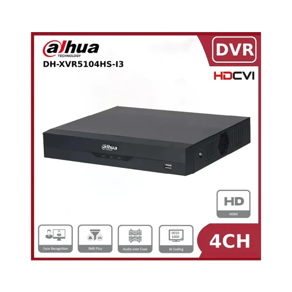 DAHUA RECORDER XVR5104HS-I3
