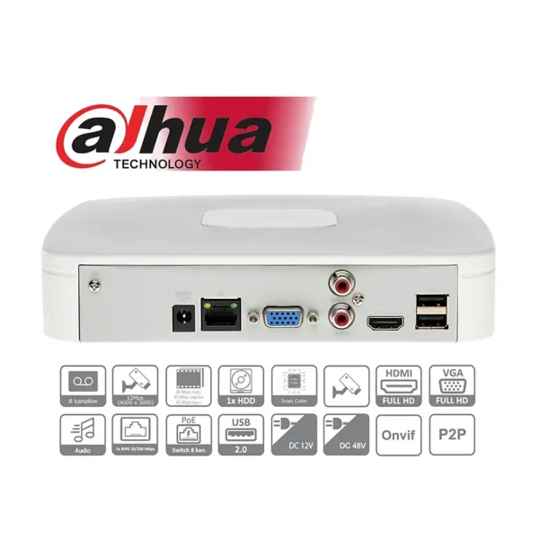 DAHUA rekorder NVR2108-S3