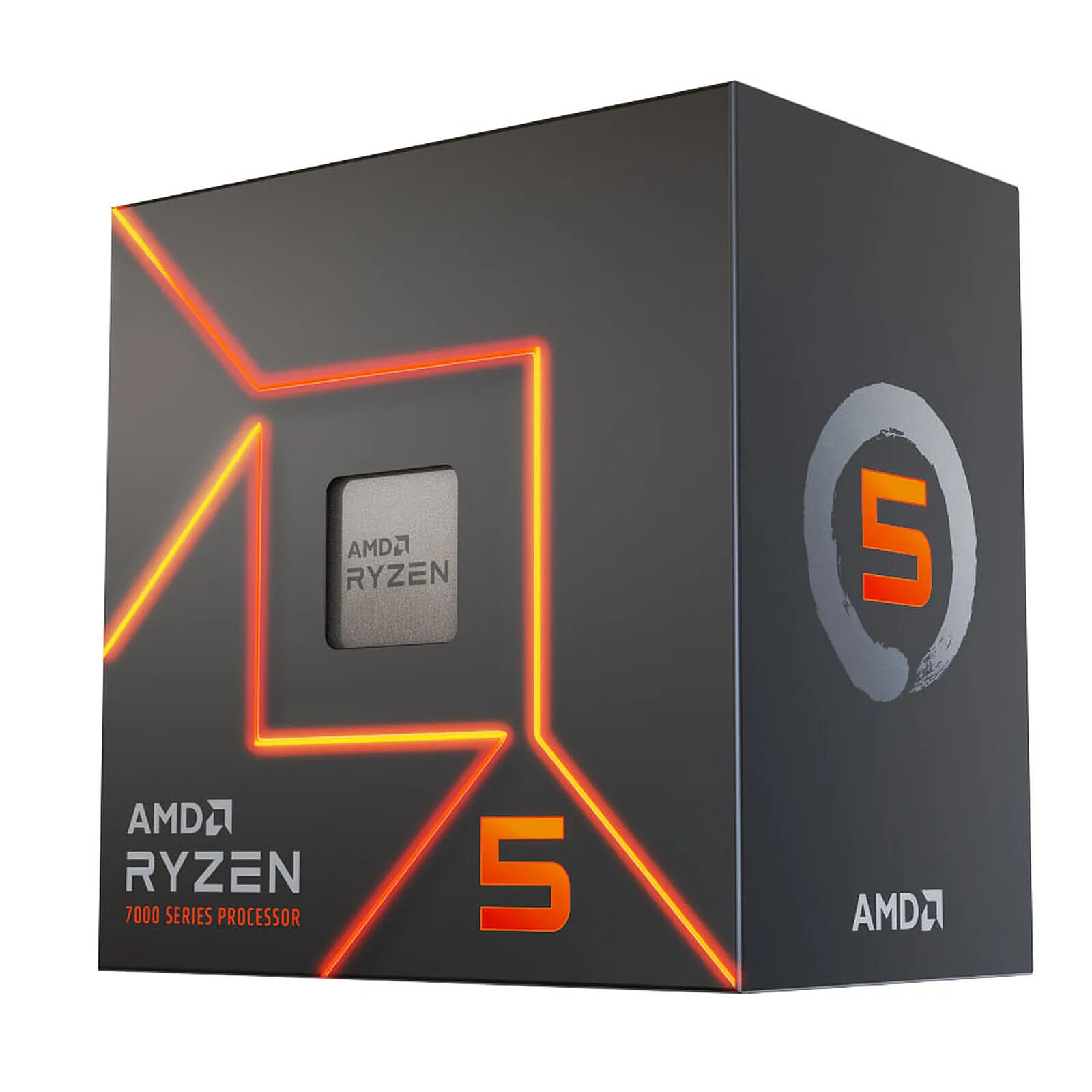 AMD Ryzen 5 7600X BOX (6 cores / 12 threads, 4.7GHz → 5.3GHz)