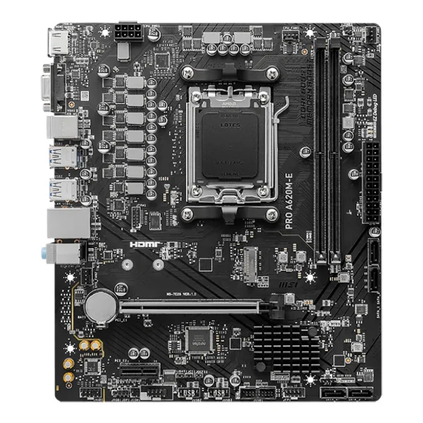 MSI PRO A620M-E AMD Ryzen