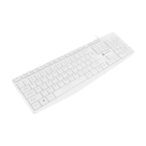 Slim White Keyboard Natec Nautilus