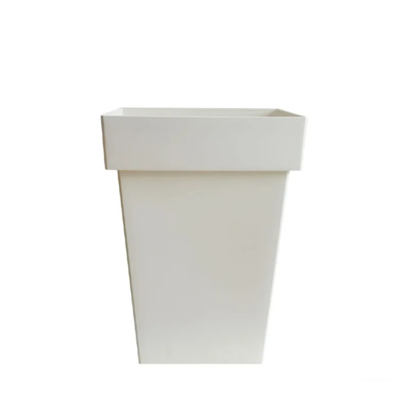 saksija za cvekje melrouz kocka bela malenka