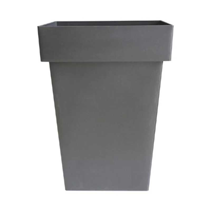 saksija za cvekje melrouz kocka siva golema