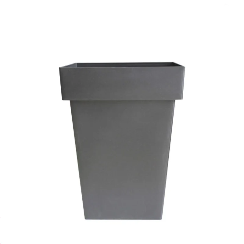 saksija za cvekje melrouz kocka siva malenka