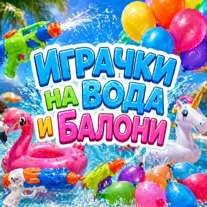 Играчки на вода и балони