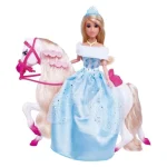 snezhna princeza so konj