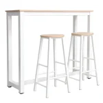 kujnski bar set Marle so masa i dve integrirani stolchinja