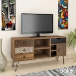 TV komoda so fioki Boho vo orev nijansa