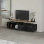 Ondine komoda so visoki nogarki i vrati na pritiskanje