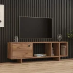 TV komoda 140 sm Mueble so otvoreni polici i zatvoren kabinet
